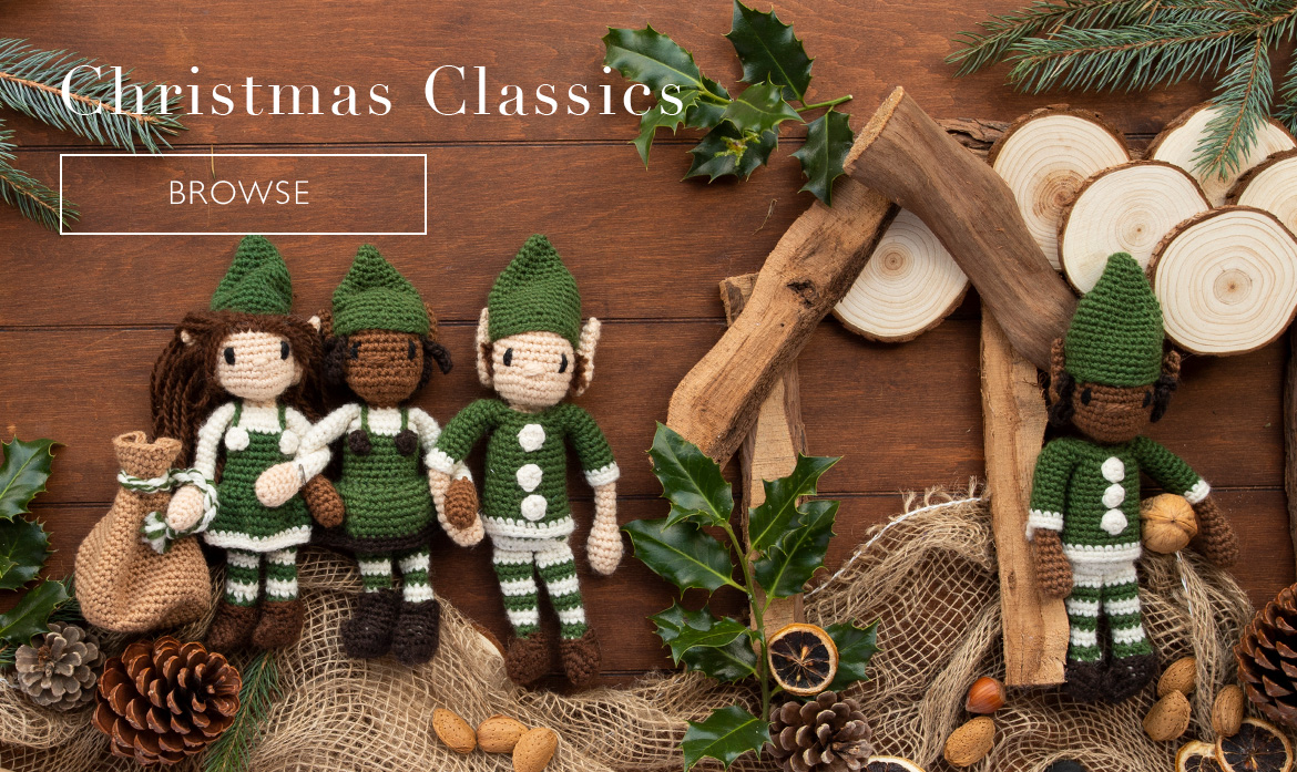 Christmas classics toft elf elfie mini doll crochet kits